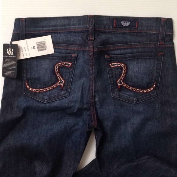 Women's Rock & Republic Blue Jeans, Size 29 - Picture 4 of 4